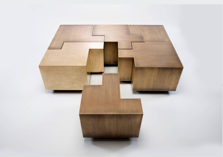 Contemporary Puzzle Coffee Table by Gulla Johnsdottir at 1stdibs