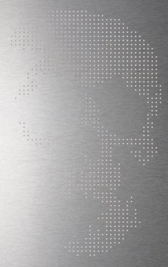 9mm Colgante de pared escultórico de plexiglás y casquillos de bala de Harow Studio