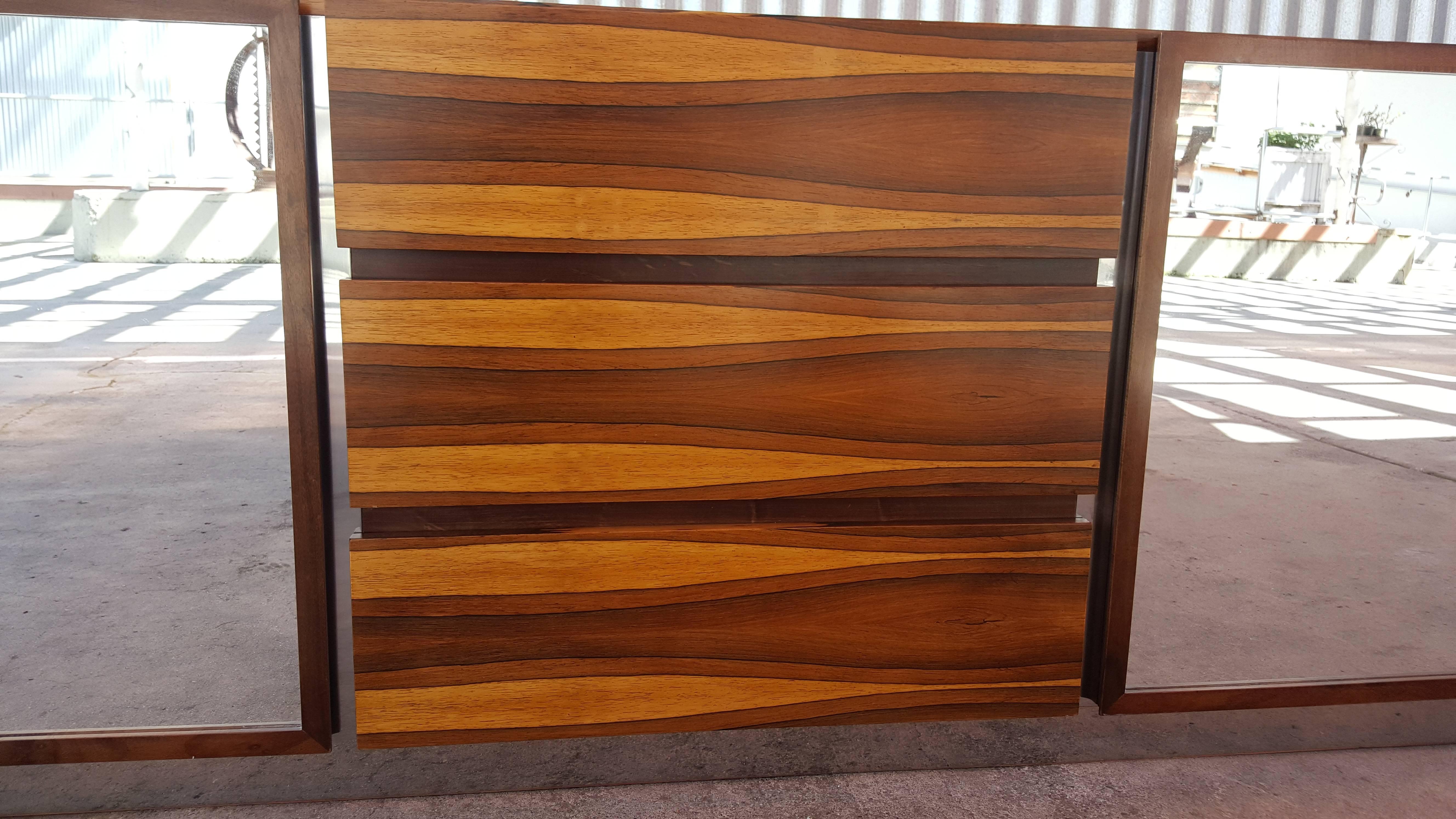 zebra wood dresser
