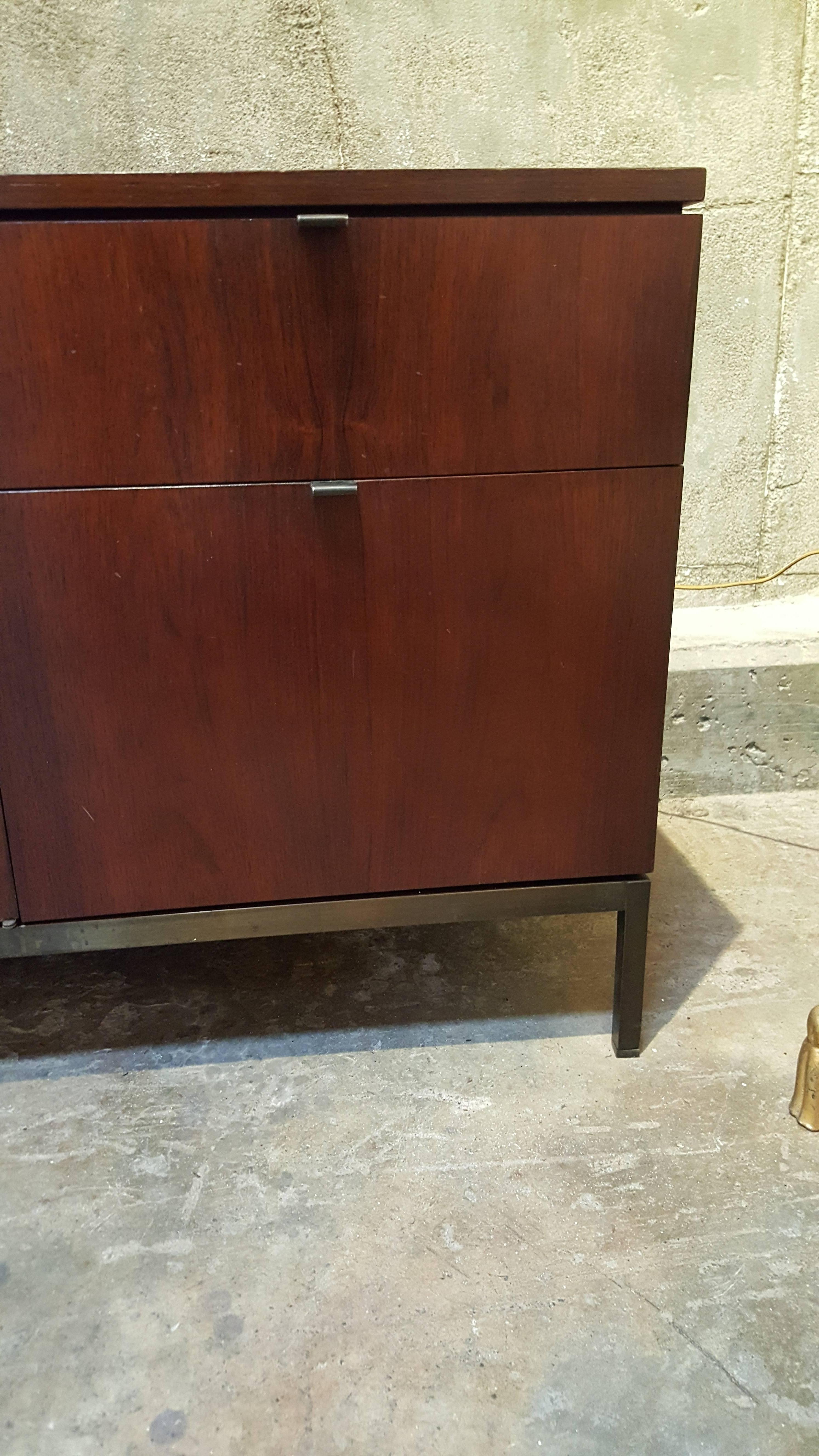 20th Century Florence Knoll Rosewood Credenza