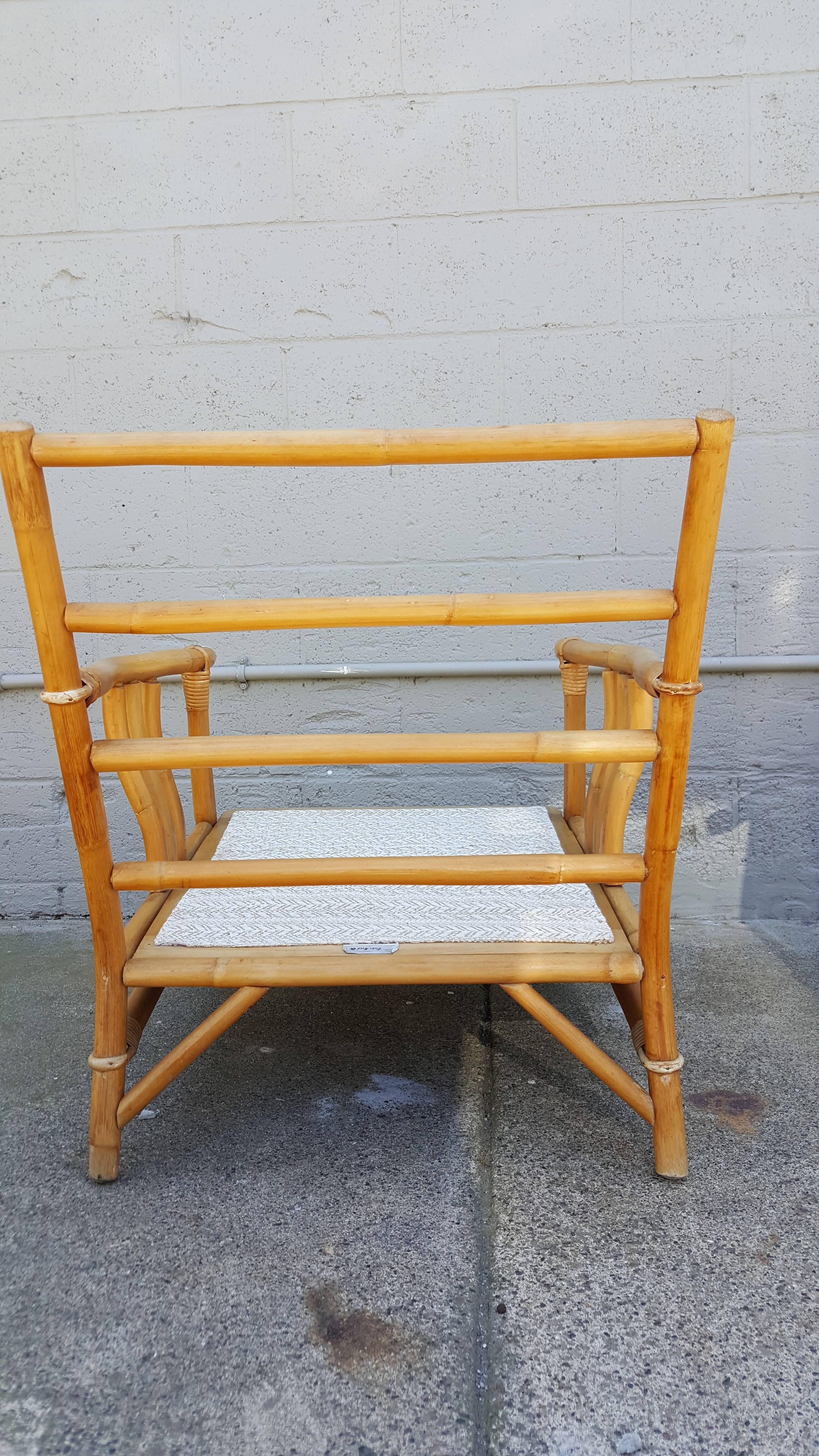 Ficks Reed Rattan Lounge Chairs In Good Condition In Fulton, CA