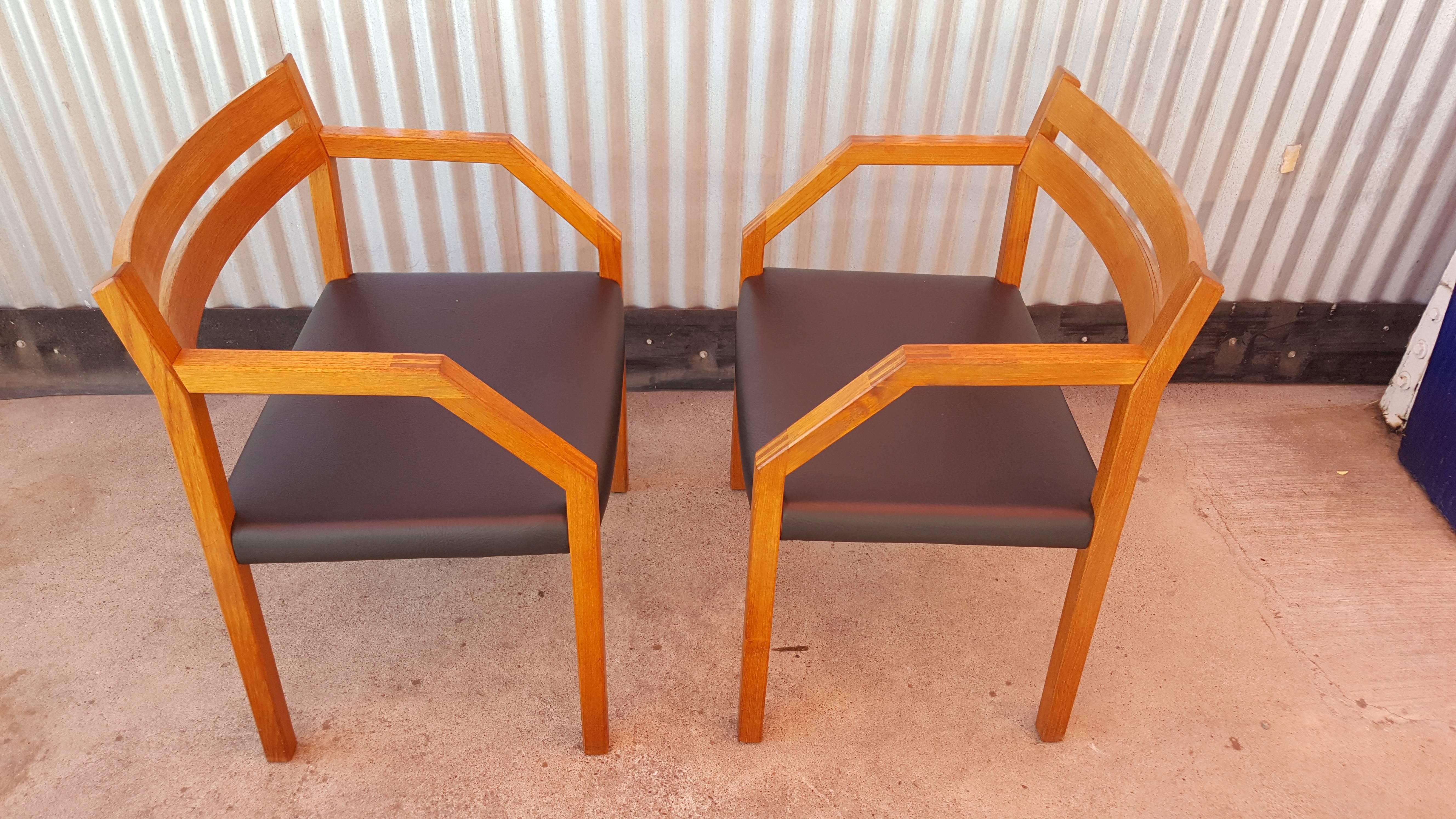 Danish Pair of Niels Otto Moller Teak Armchairs