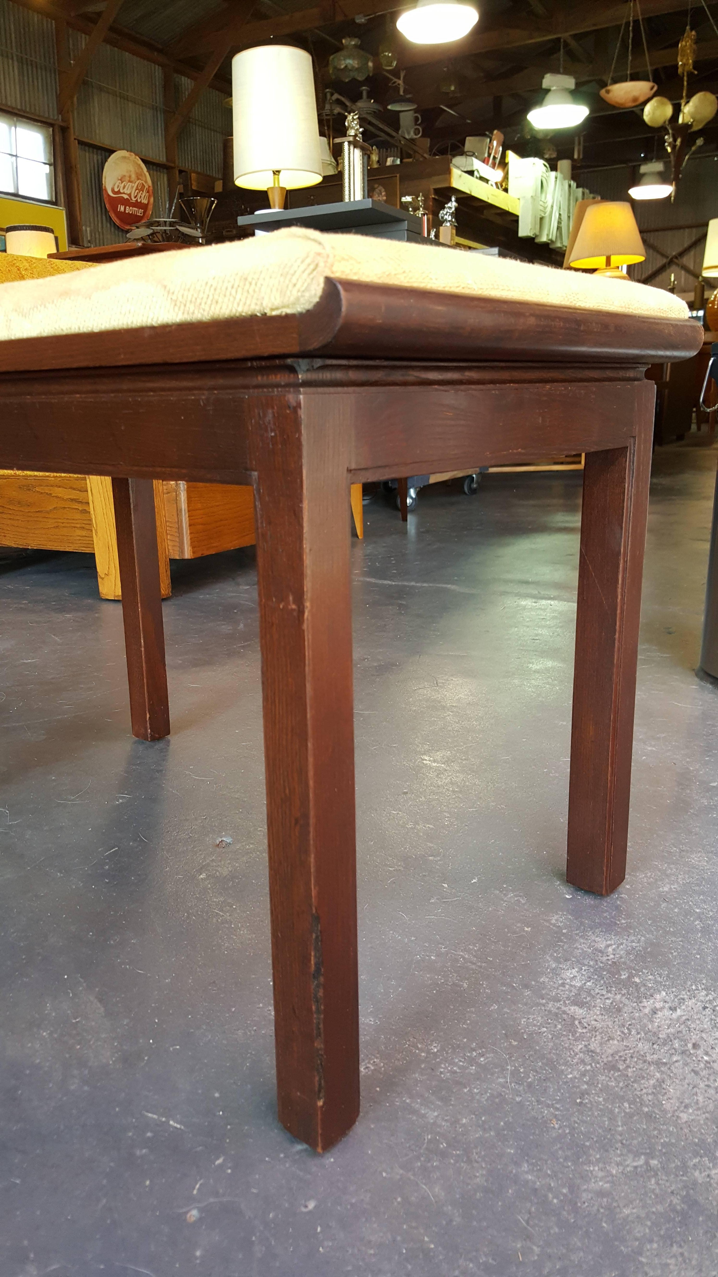 Paul Frankl Bench / Stool In Good Condition In Fulton, CA