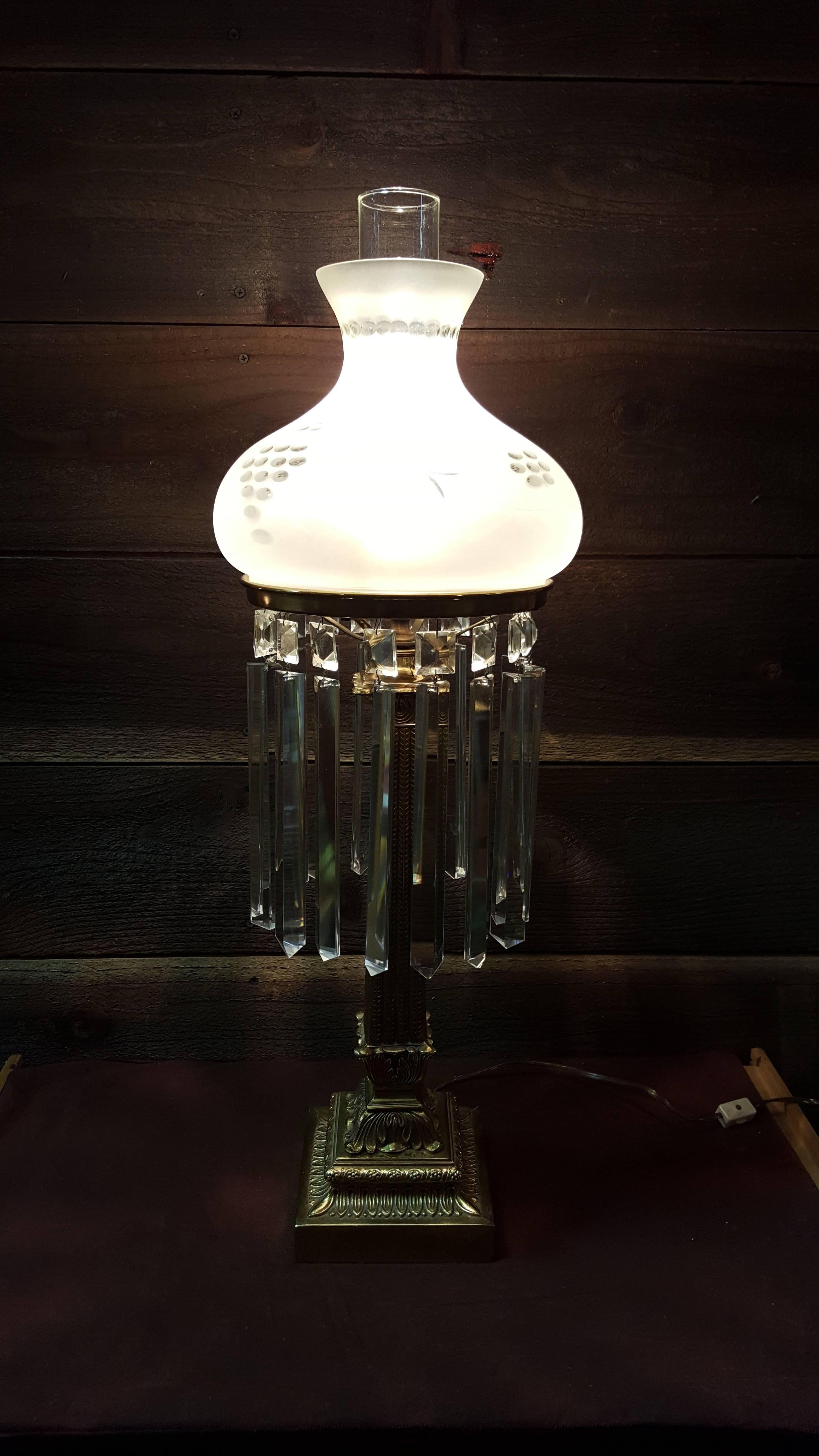 Brass 1970s Sinumbra Style Lamp