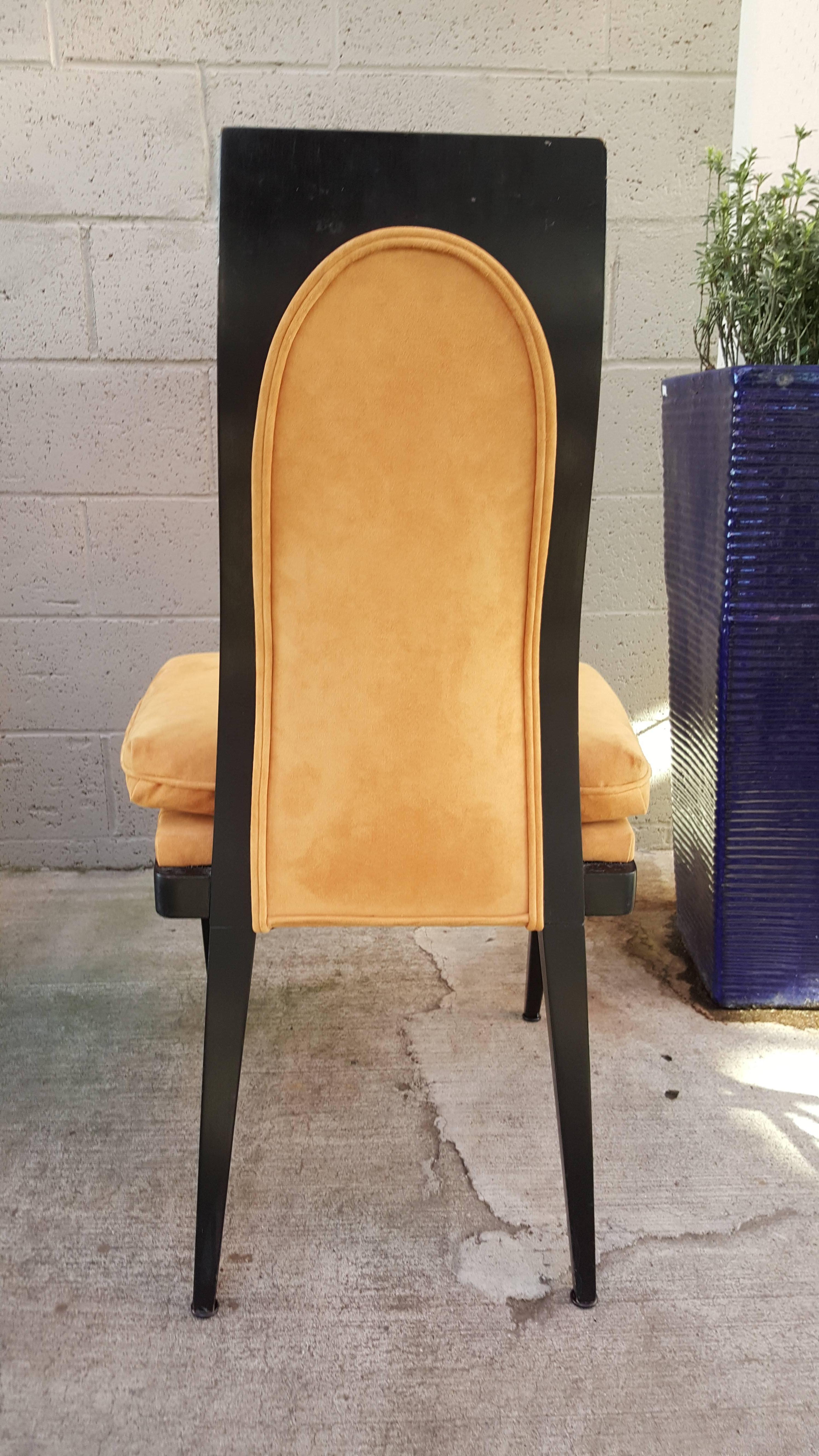 Set of Six Sculptural Dining Chairs by Harvey Probber In Good Condition For Sale In Fulton, CA