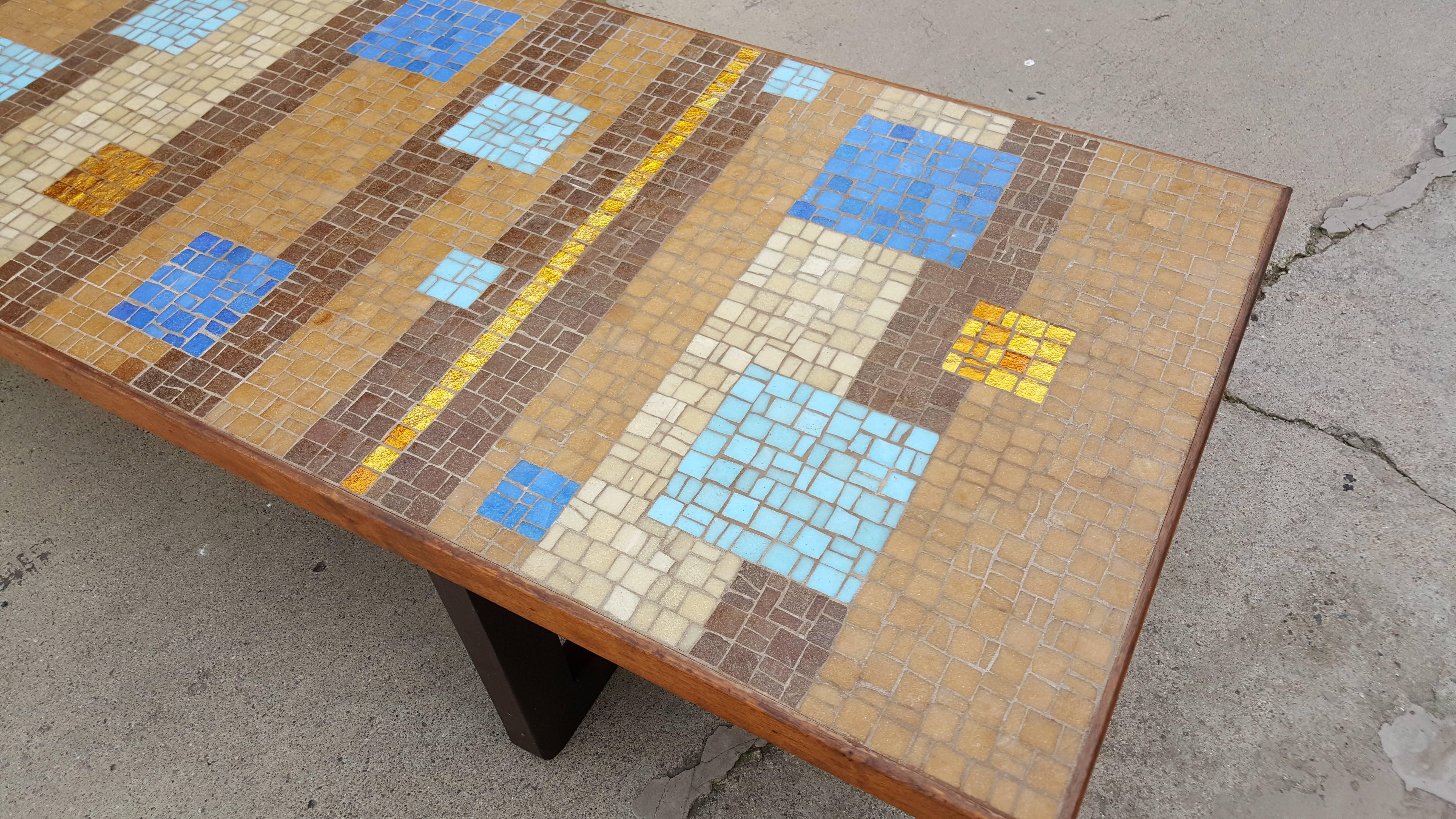 American Mosaic Tile Coffee Table