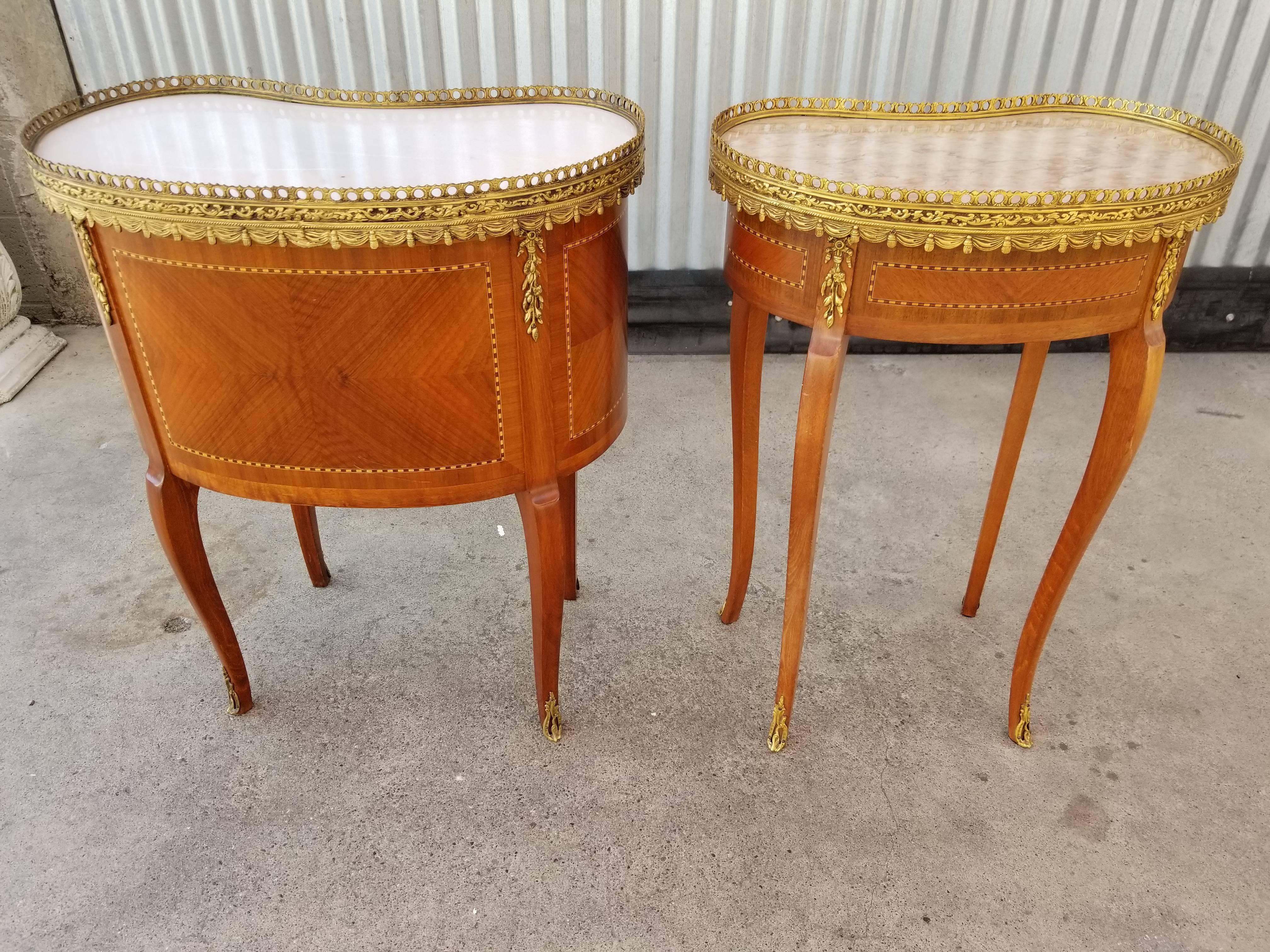 Louis XV Style End Tables or Nightstands 3