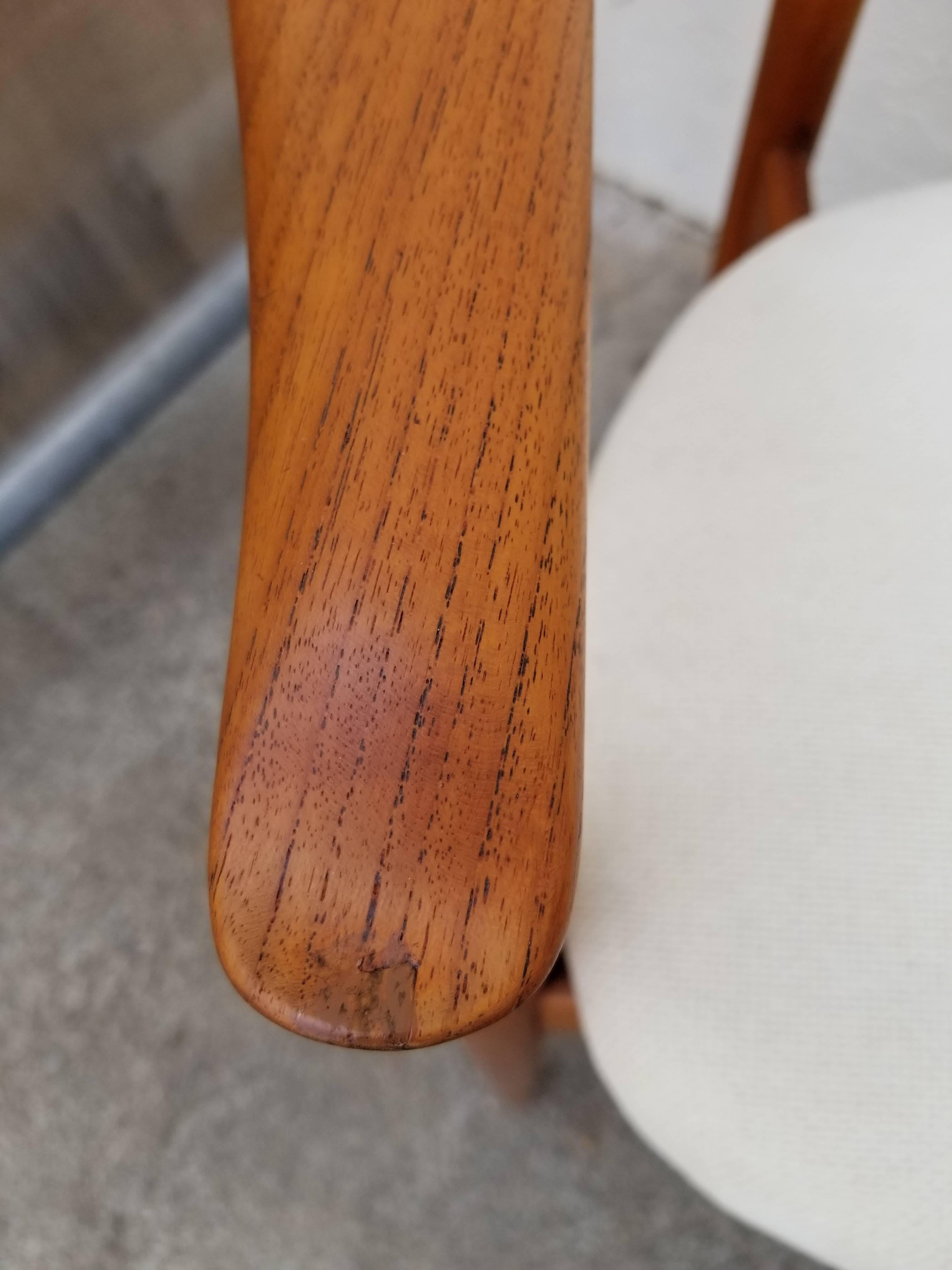 Teak Finn Juhl Attributed Dining Chairs For Sale