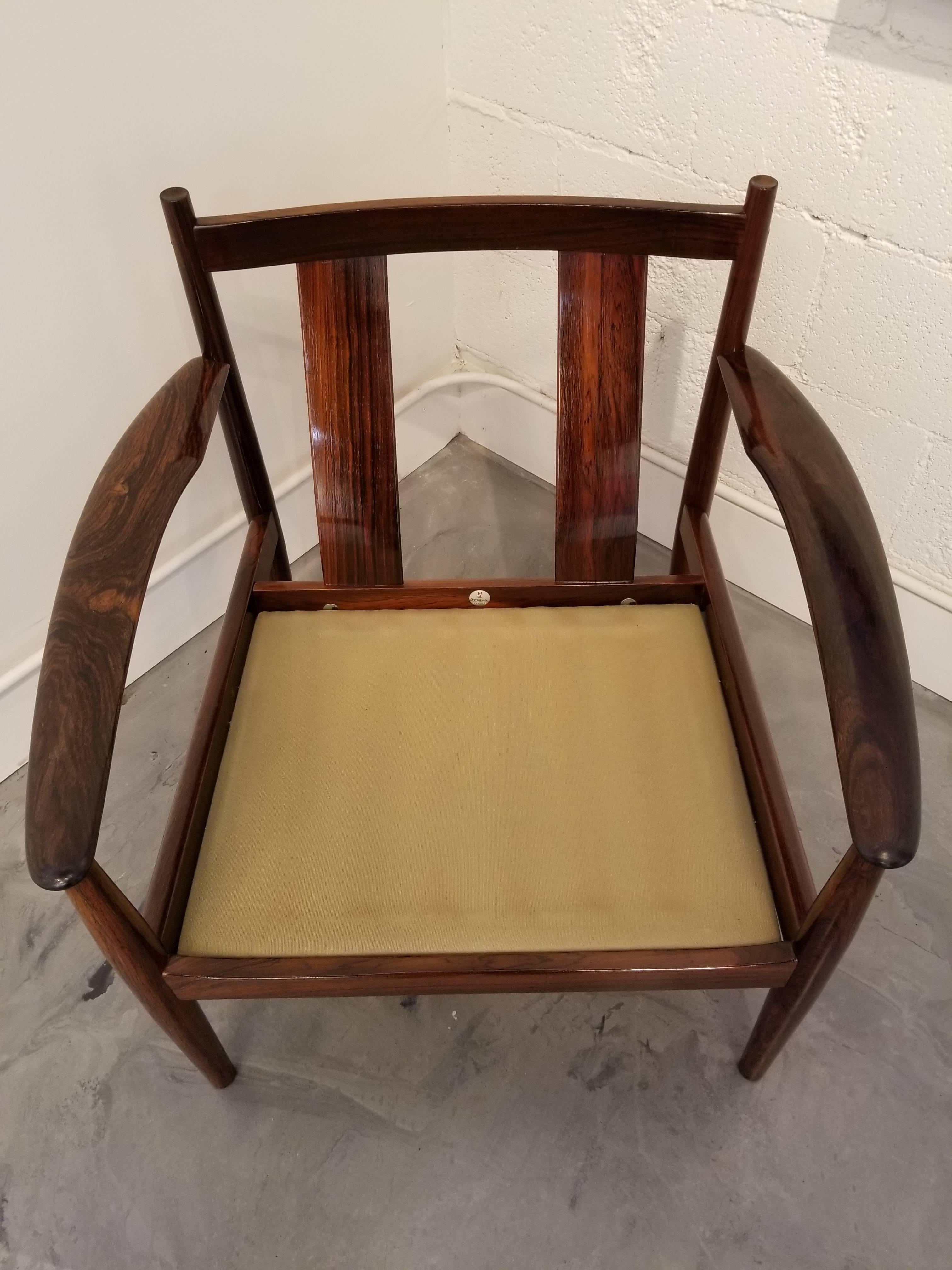 Rosewood Lounge Chair by Grete Jalk 2