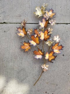 Maple Leaf Wall Sculpture by Curtis Jere