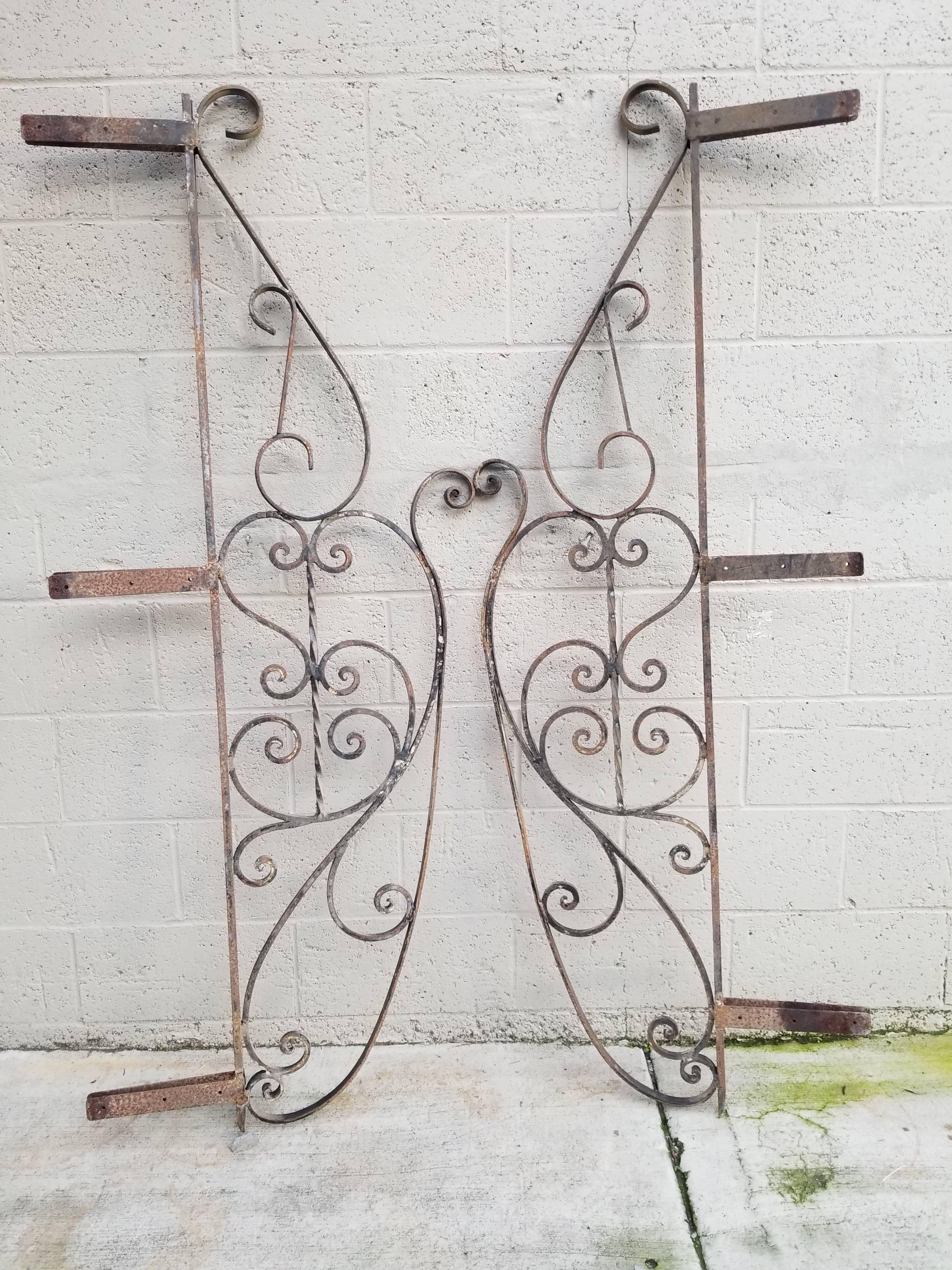 Architectural Wrought Iron Panels, Pieces For Sale 5