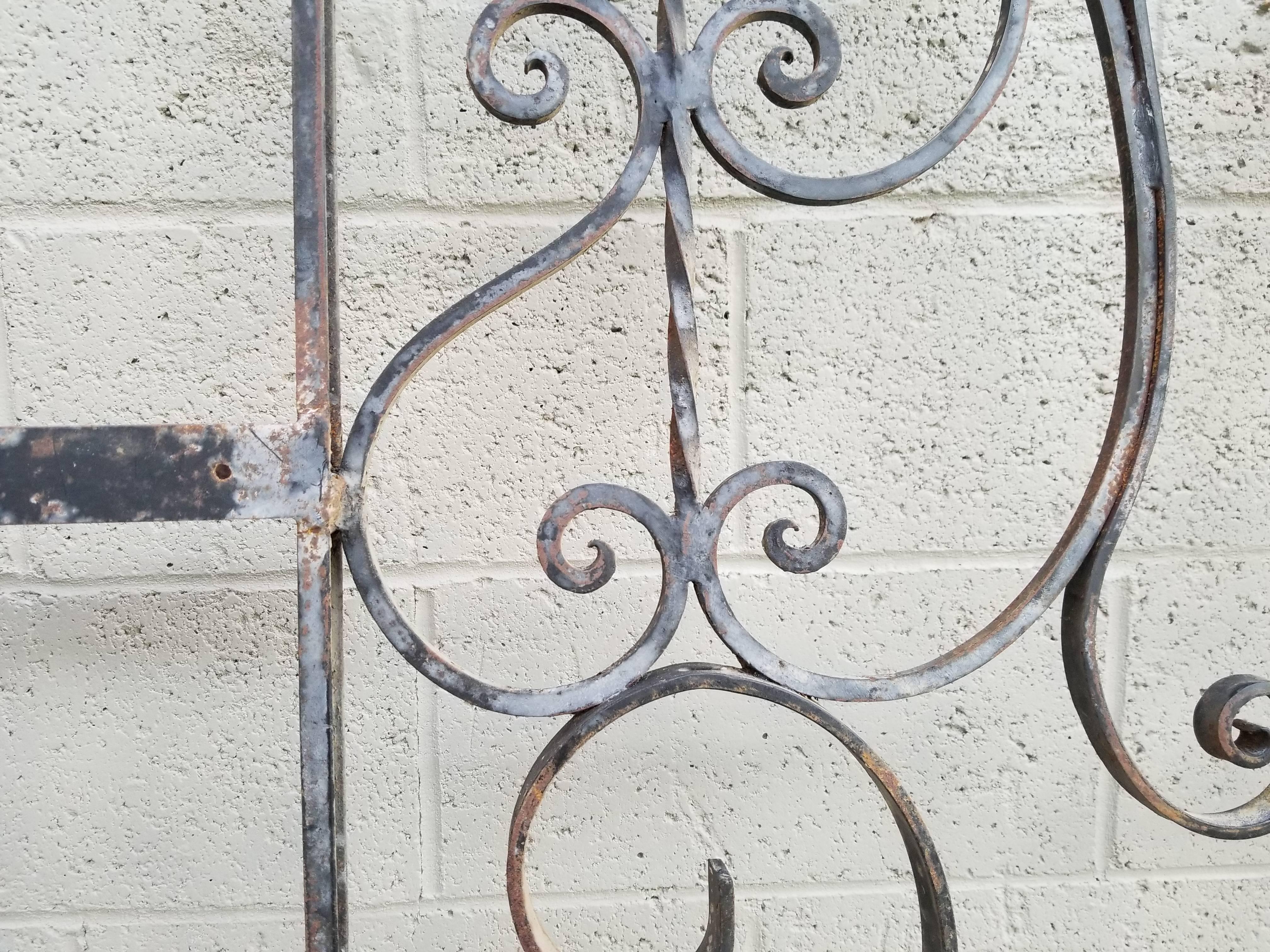 Architectural Wrought Iron Panels, Pieces For Sale 1