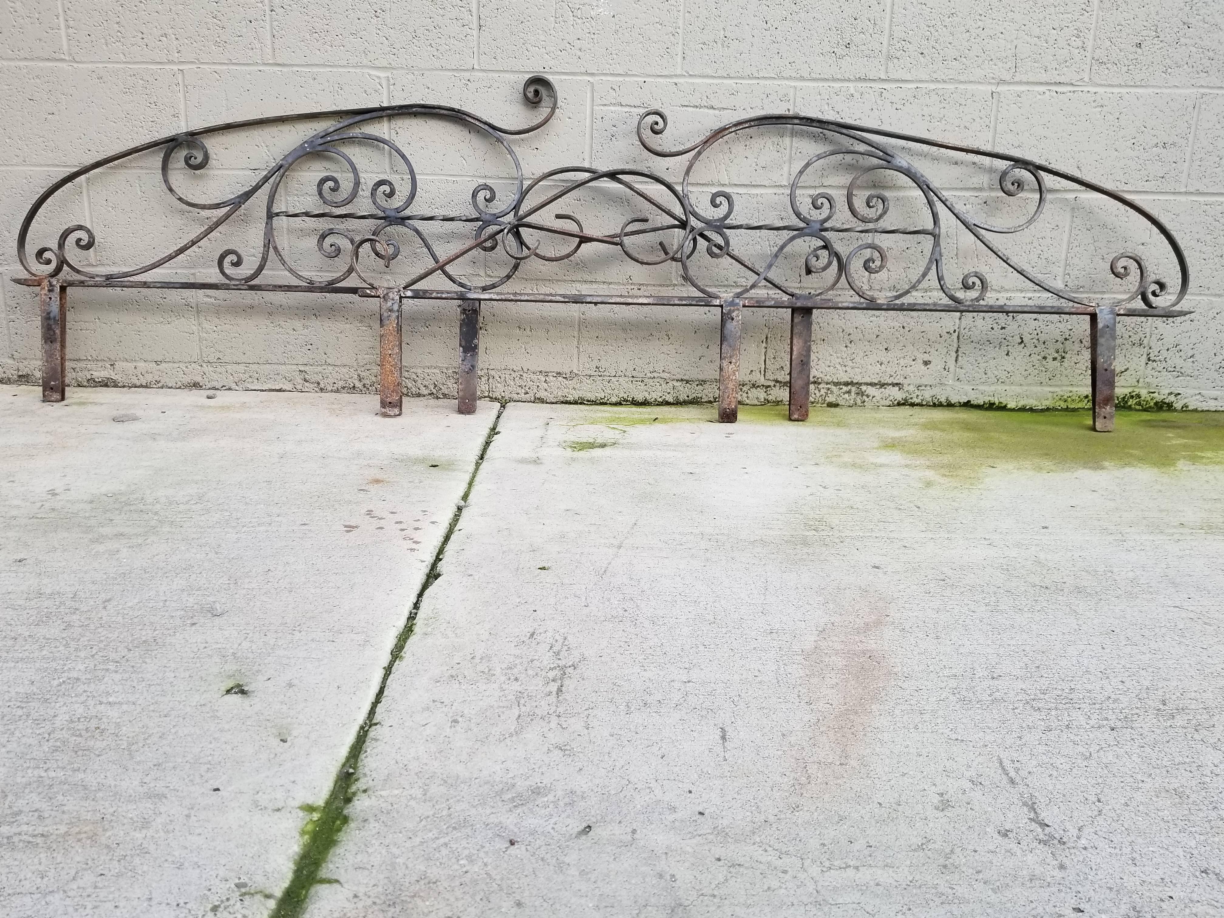 Architectural Wrought Iron Panels, Pieces For Sale 3