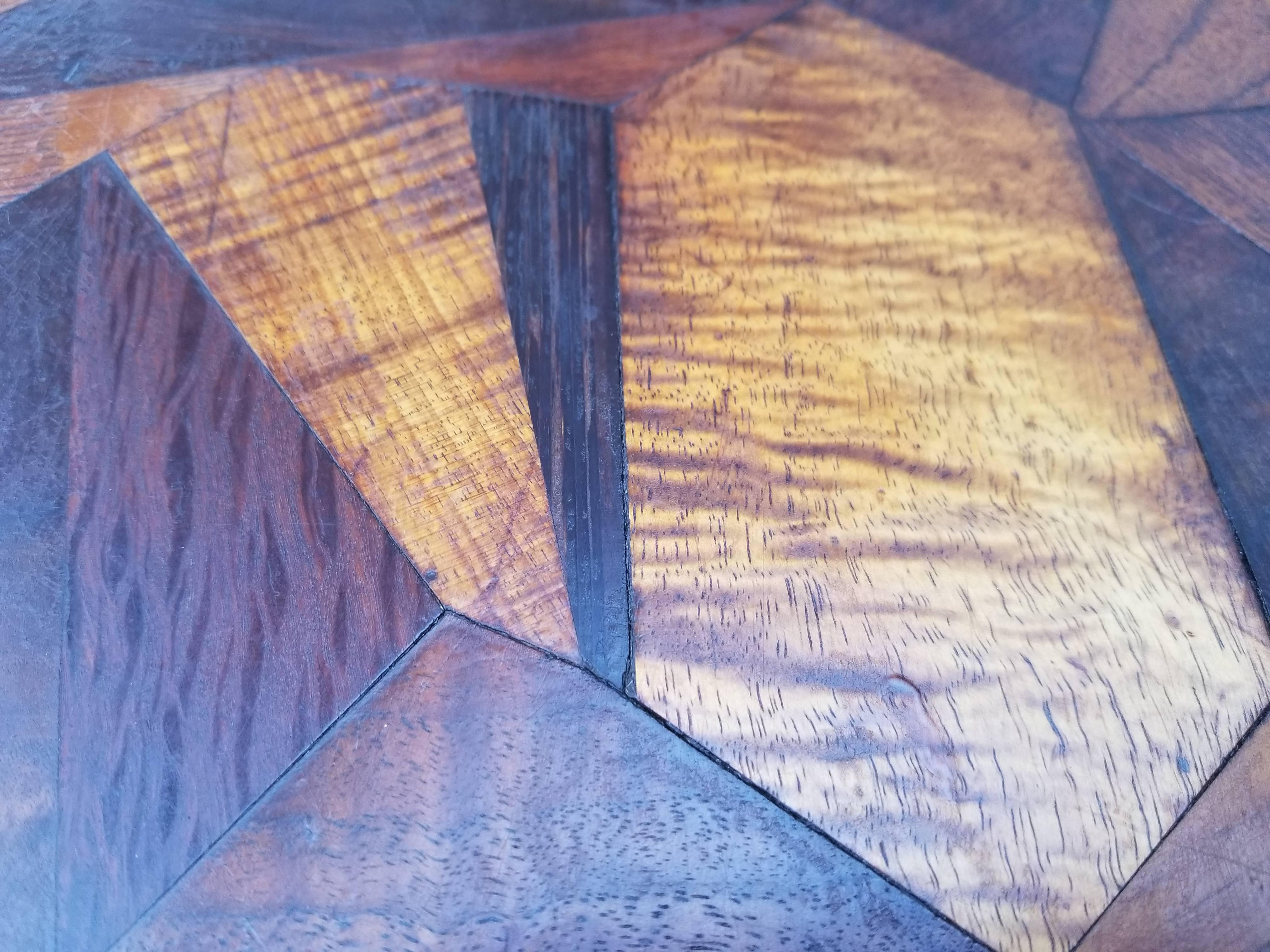 20th Century Large Parquetry Octagonal Centre Table