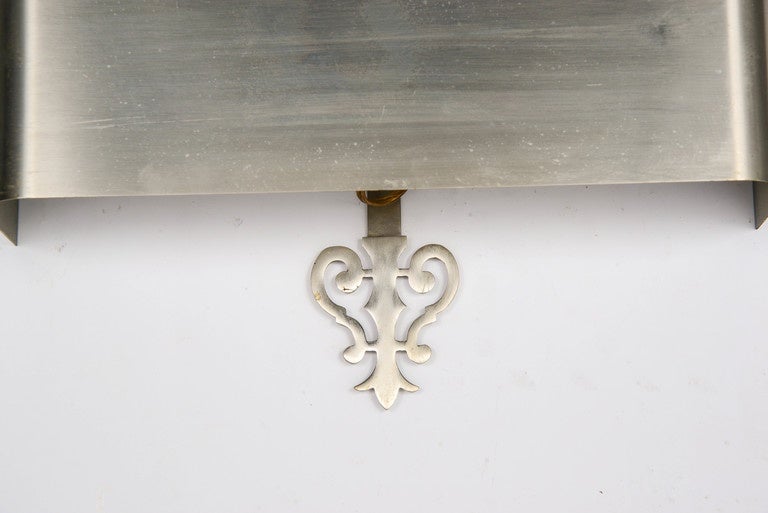 Par of Sconces by Maison Charles In Excellent Condition In Bois-Colombes, FR