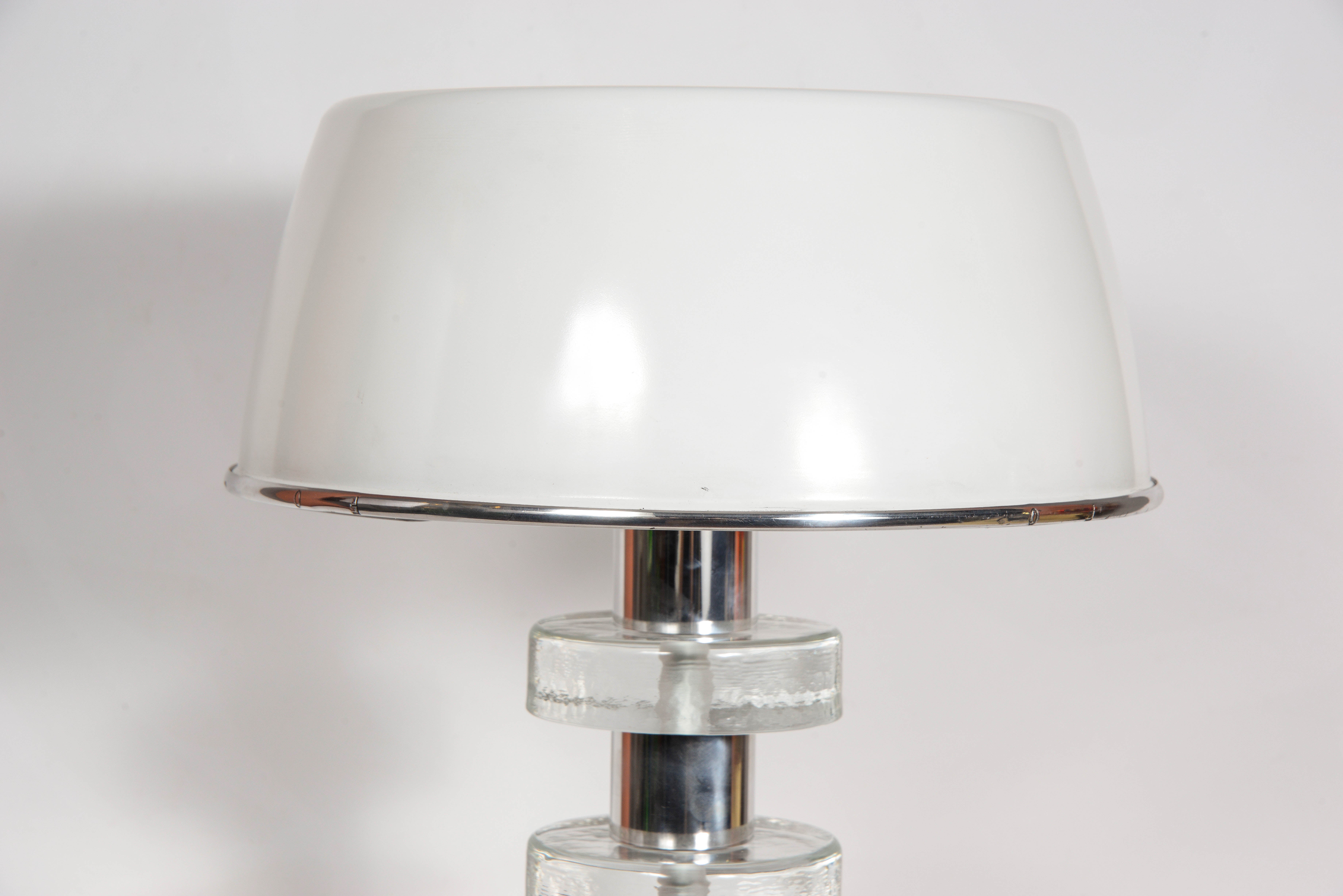 Pair of Lamps Attributed to Jacques Adnet In Good Condition For Sale In Bois-Colombes, FR