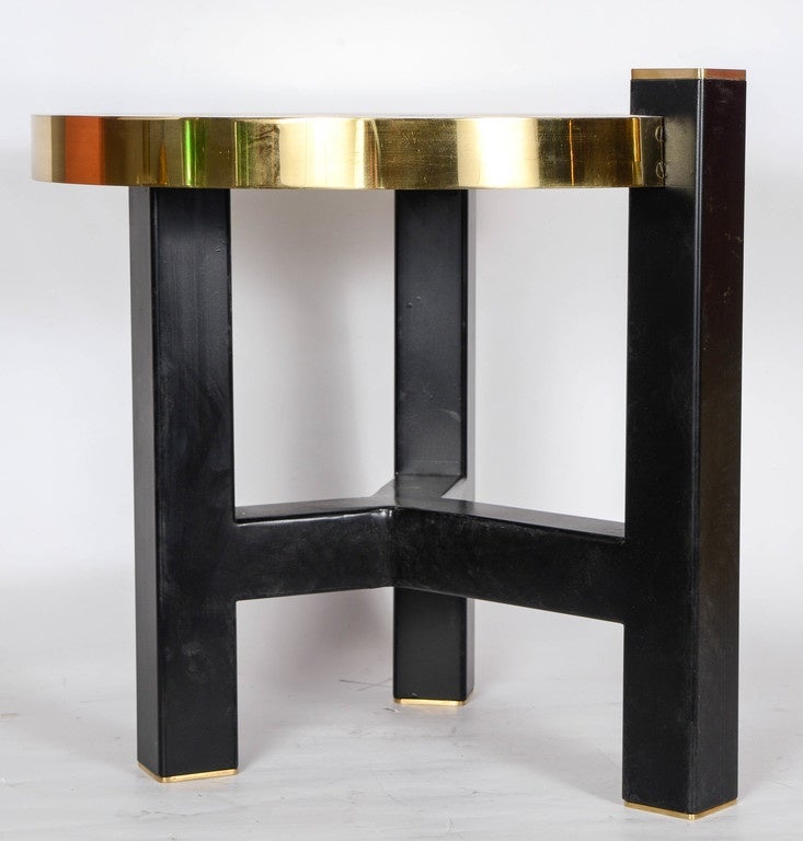 Contemporary Pair of side tables by Sauvage