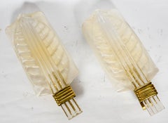 Coppia di lampade a muro di André Arbus