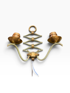 1940's bronze sconces by René DROUET