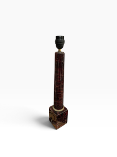 Lampe aus Kunstharz im „Crushed Ice“-Stil aus den 1970er Jahren von Marie-Claude de Fouquières