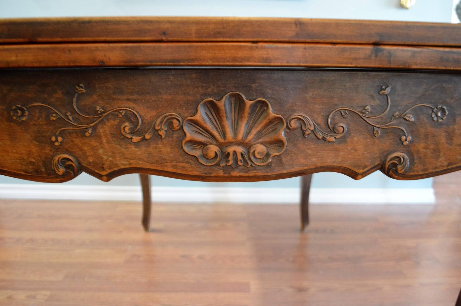 French Country Style Walnut Dining Table