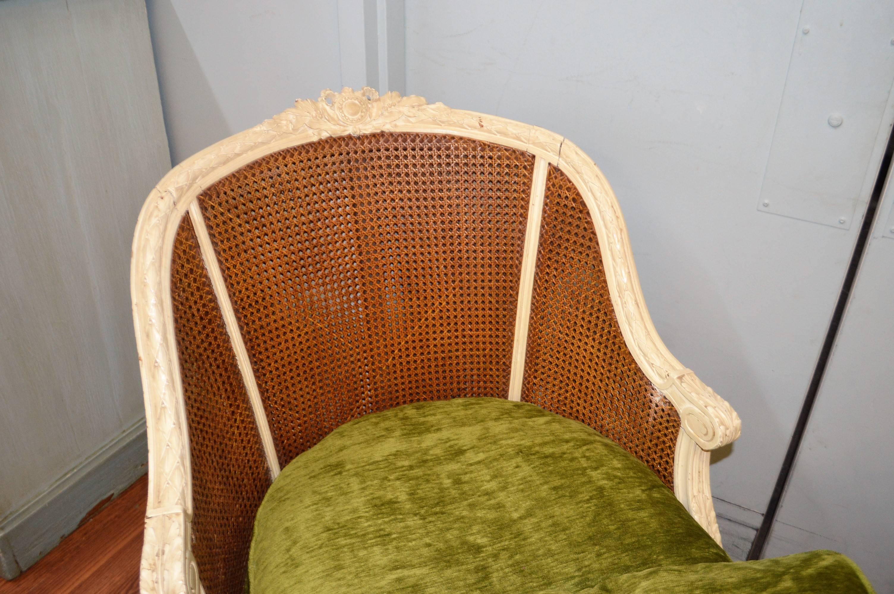 19th Century 19th century Louis XVI style Chaise Longue For Sale