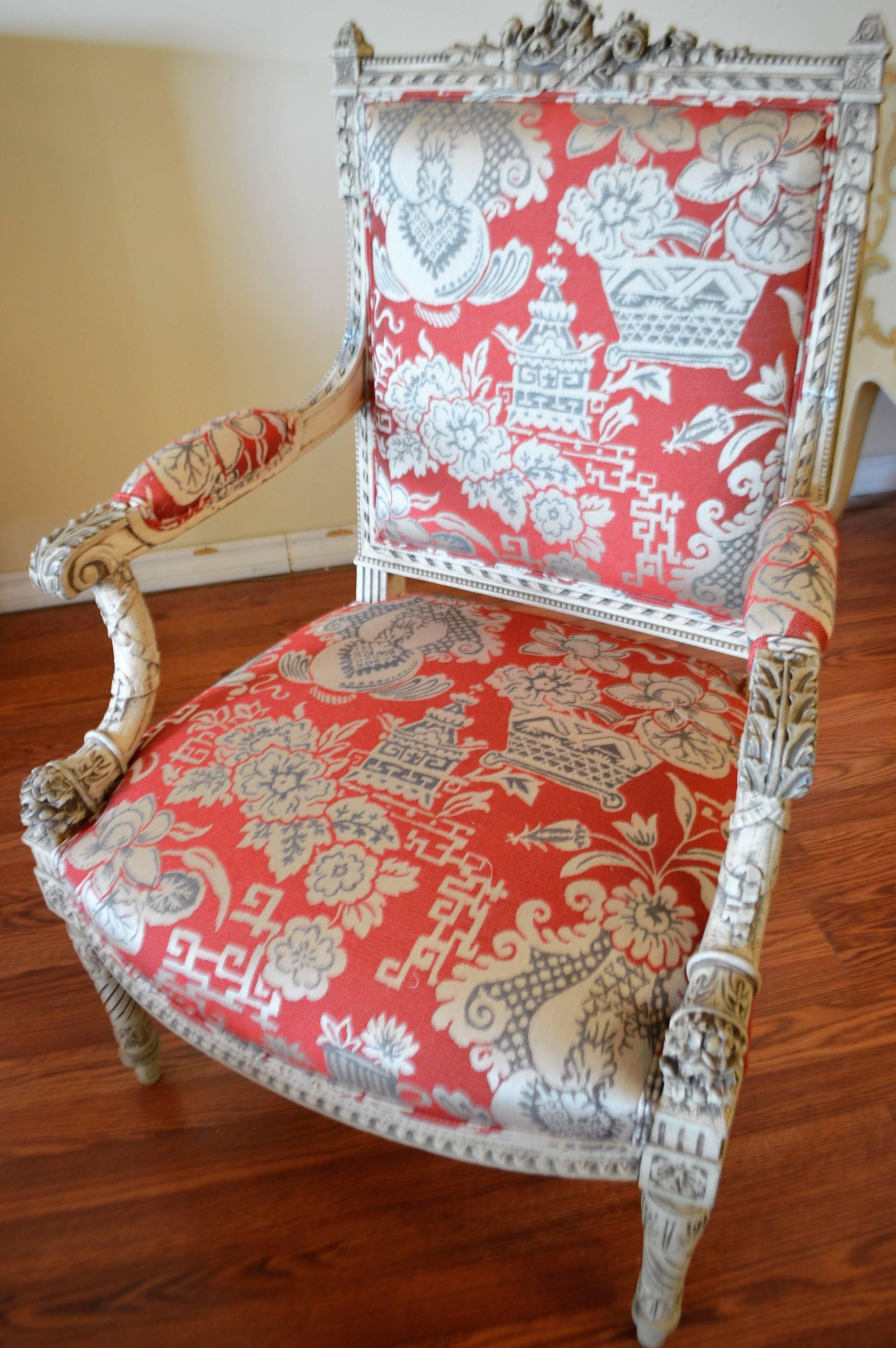 chinoiserie upholstery fabric