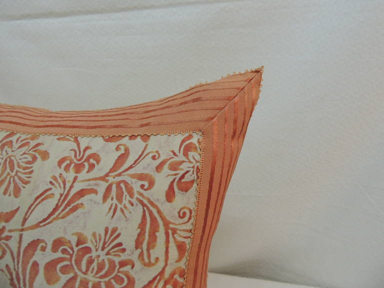 Art Nouveau CLOSE OUT SALE: Pink & Ecru Vintage Fortuny 