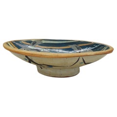Shark Oval Art Pottery Decorative Terracotta Bowl