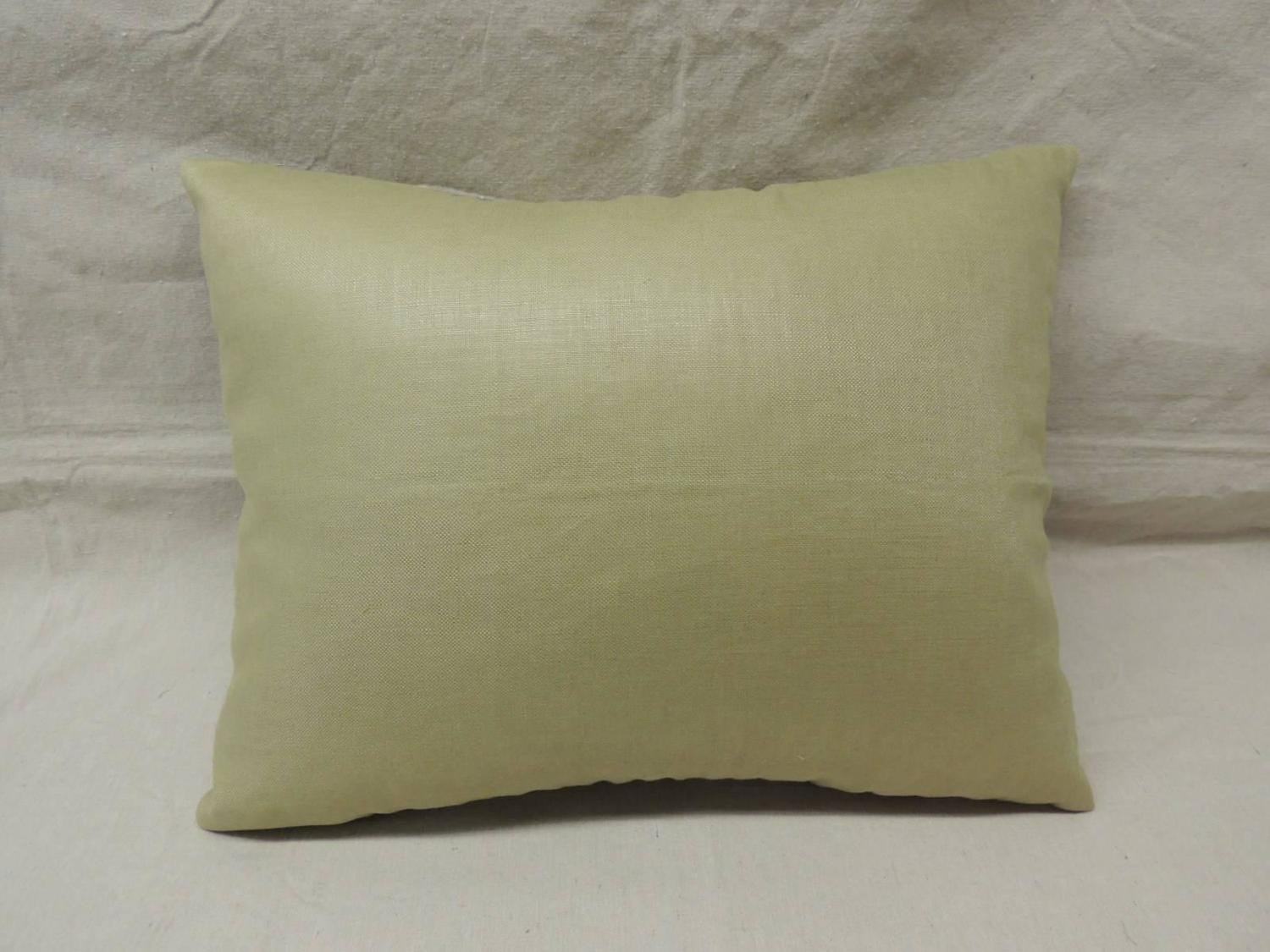 Italian Needlework Tapestry Bolster Pillow For Sale at 1stdibs