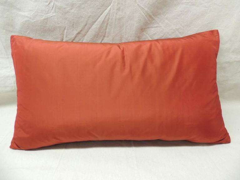 Antique Red Paisley Applique Persian Long Bolster Pillow at 1stdibs