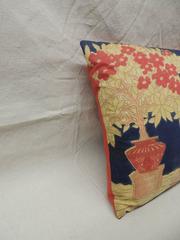 Printed Indian Peacock Bolster Pillow