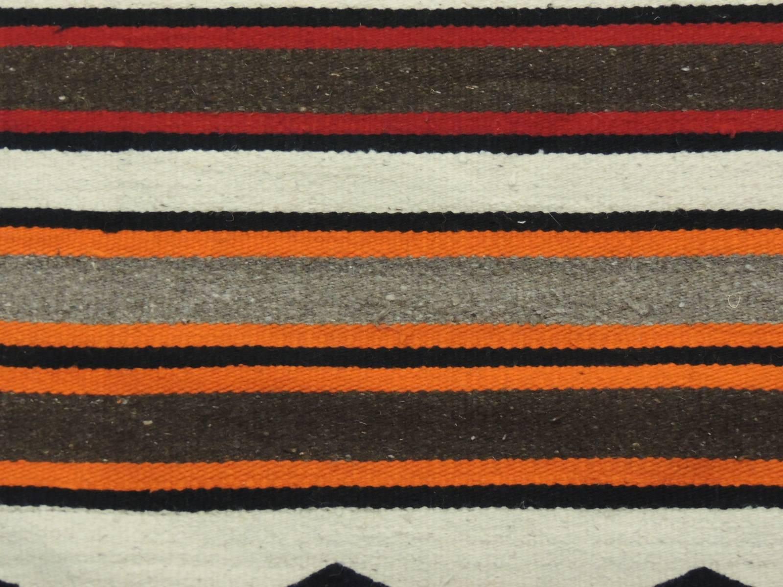 Navajo Vintage Southwestern Stripe Rug