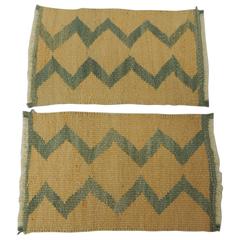 Pair of Vintage Southwestern Woven Samplers 7