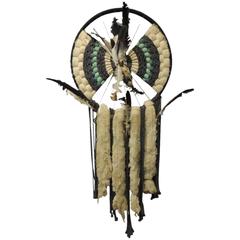 Native American Wall Hanging Sculpture "Dream Catcher"