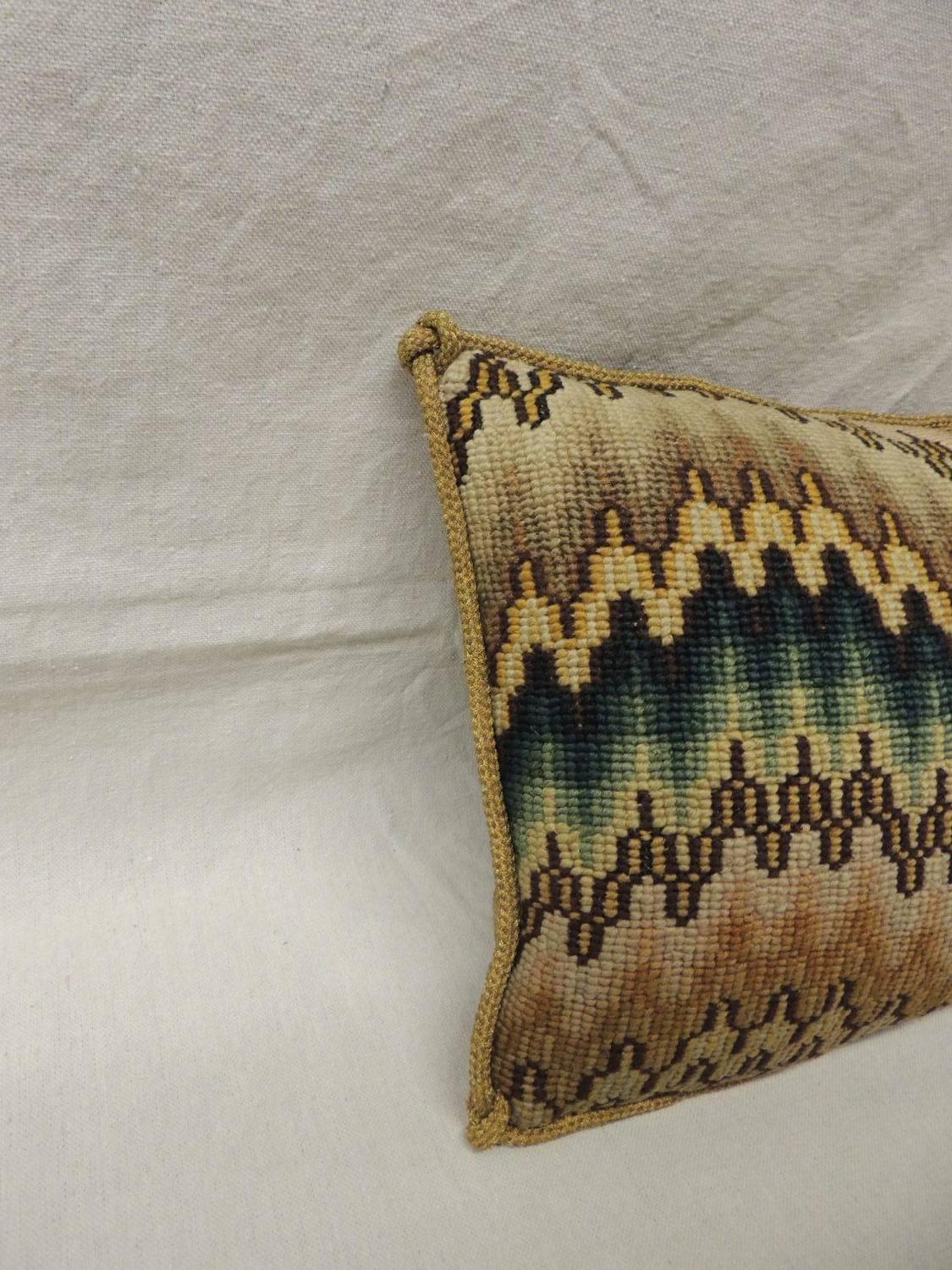 18th Century Bargello Tapestry Lumbar Pillow For Sale at 1stdibs