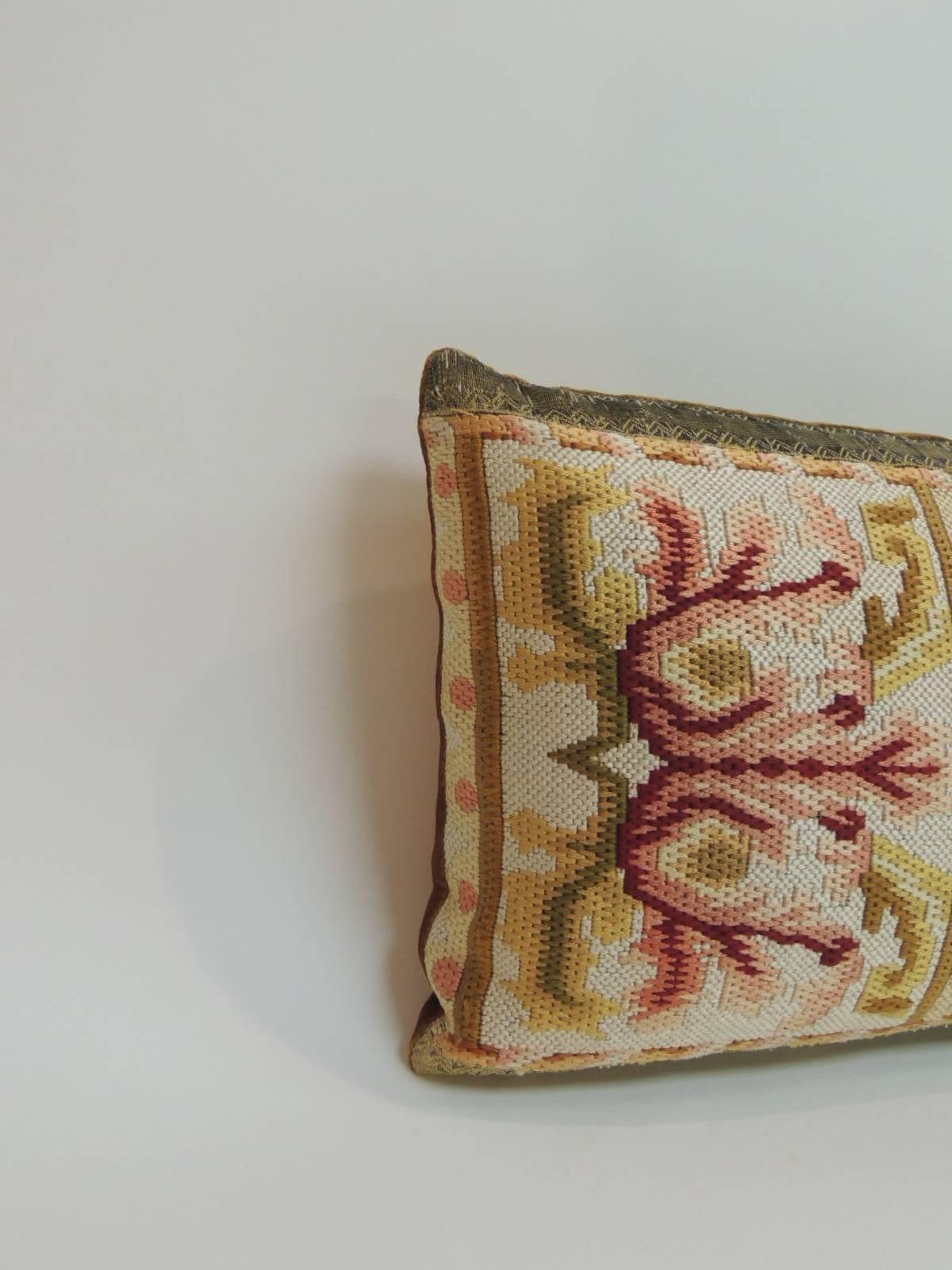 tapestry lumbar pillow