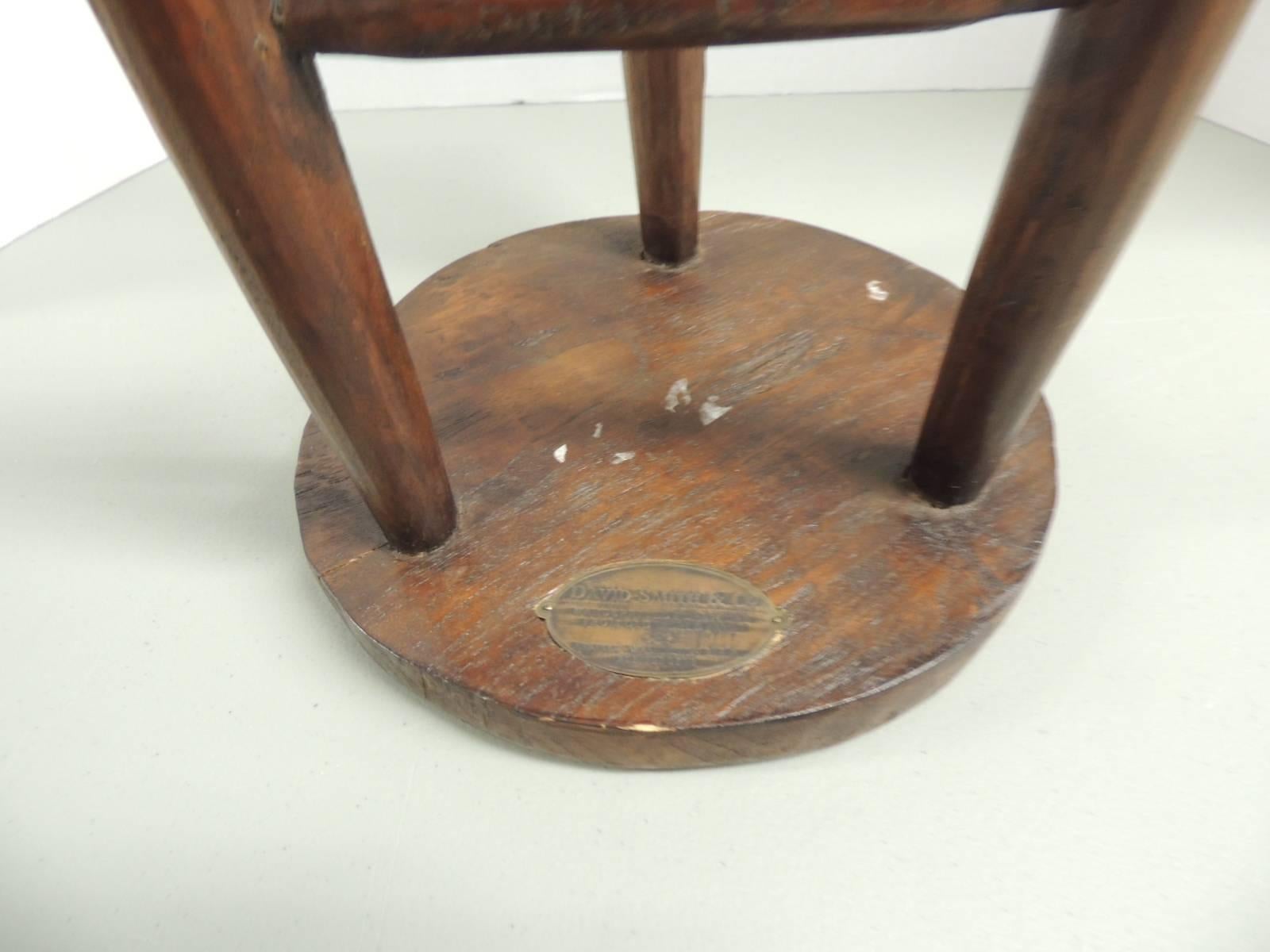 antique 3 legged stool
