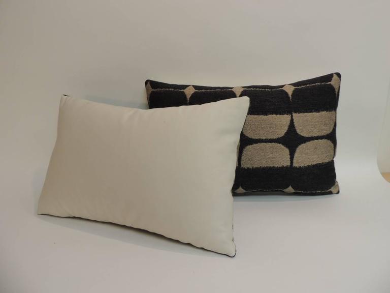 Pair of MidCentury Modern Graphic Lumbar Decorative