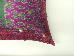 Set of Two Modern Indian Silk Pillows