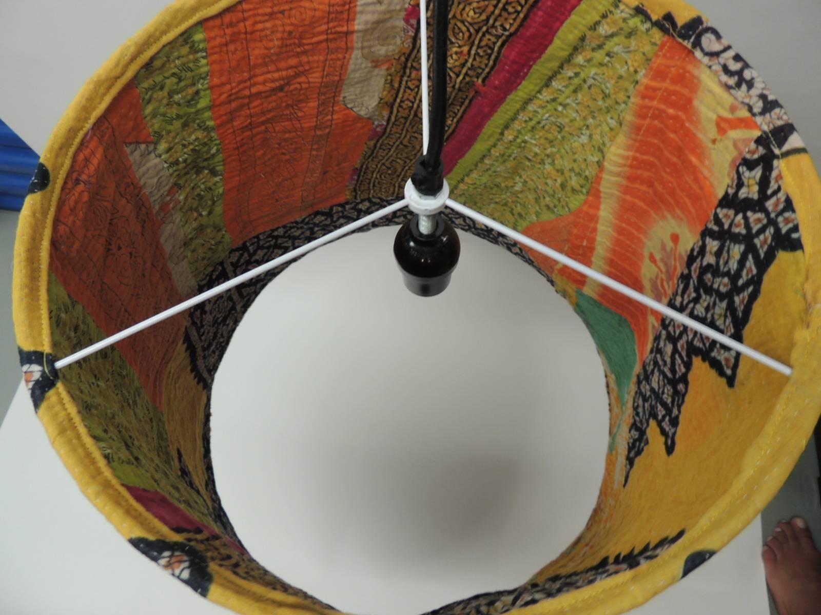 Indian Antique Textiles Galleries Vintage Kantha Cloth Hanging Textile Shade