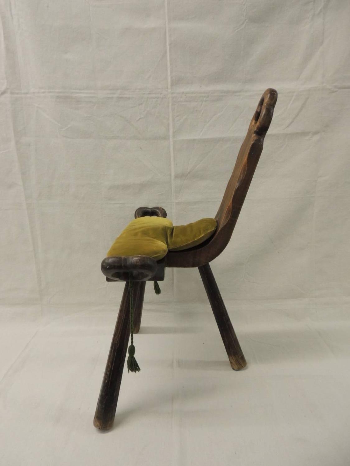 Vintage Primitive African “Birthing” Chair For Sale at 1stdibs