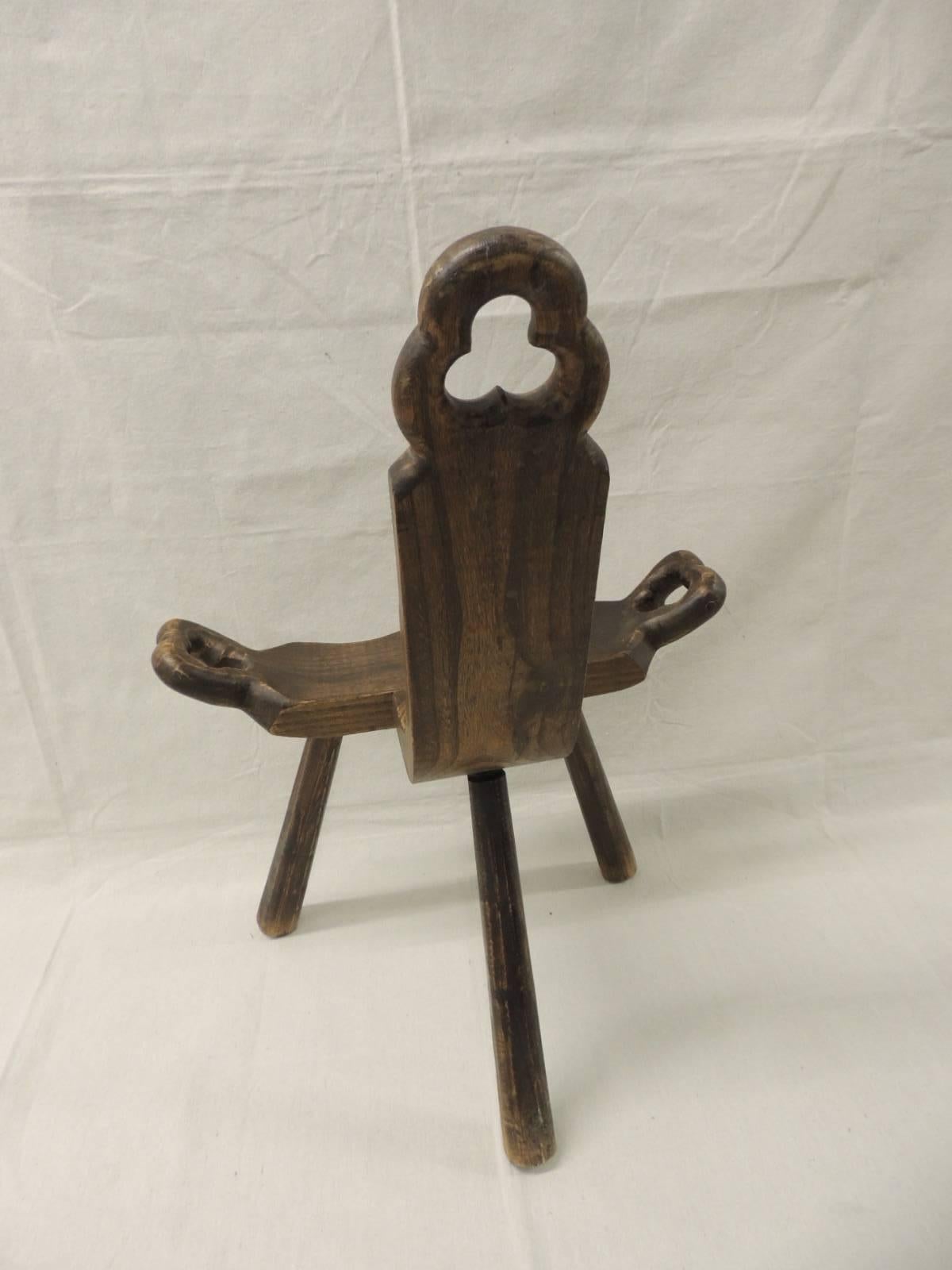 vintage birthing chair