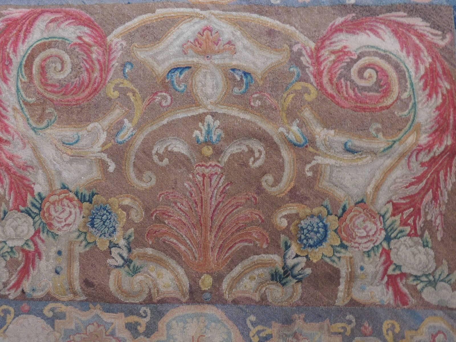 Baroque CLOSE OUT SALE: 18th Century Savonnerie Tapestry Fragment