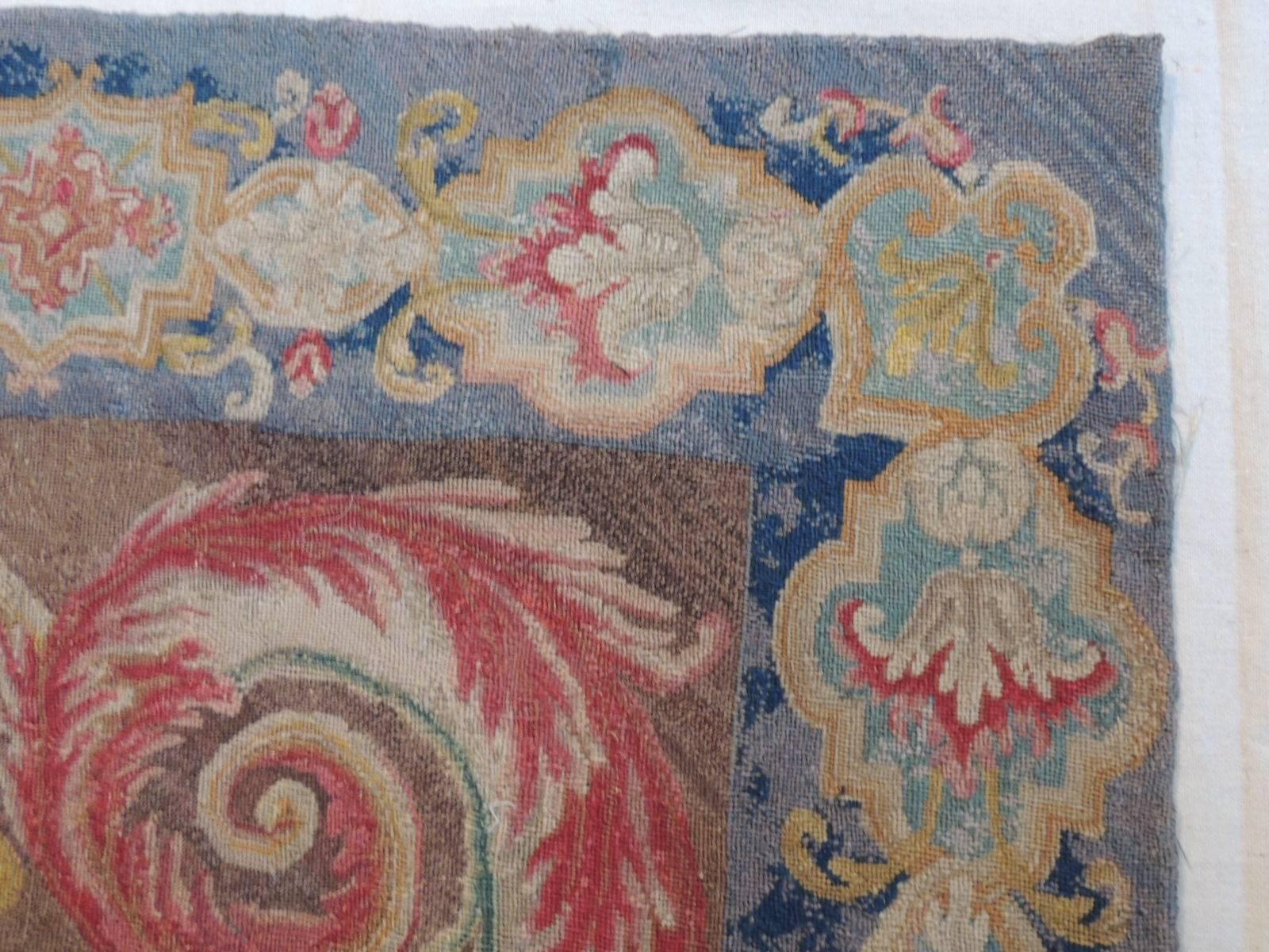 Belgian CLOSE OUT SALE: 18th Century Savonnerie Tapestry Fragment