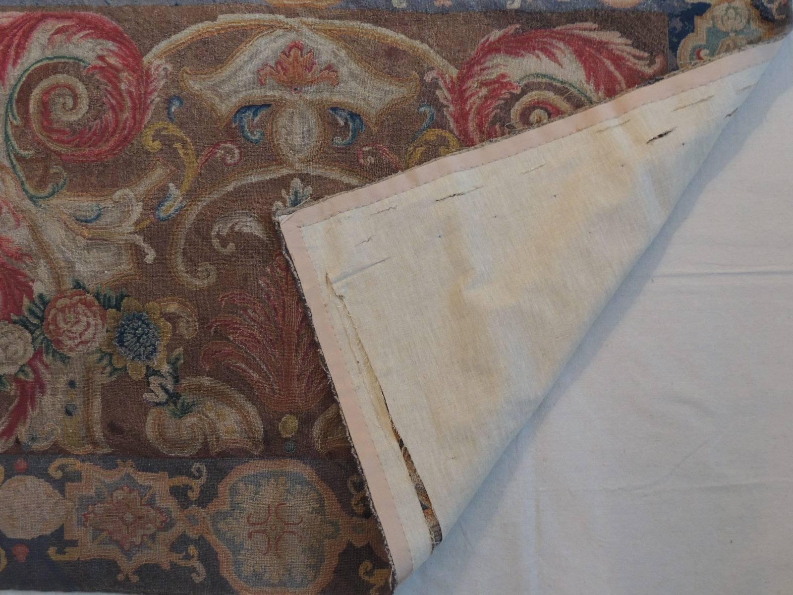 Hand-Crafted CLOSE OUT SALE: 18th Century Savonnerie Tapestry Fragment