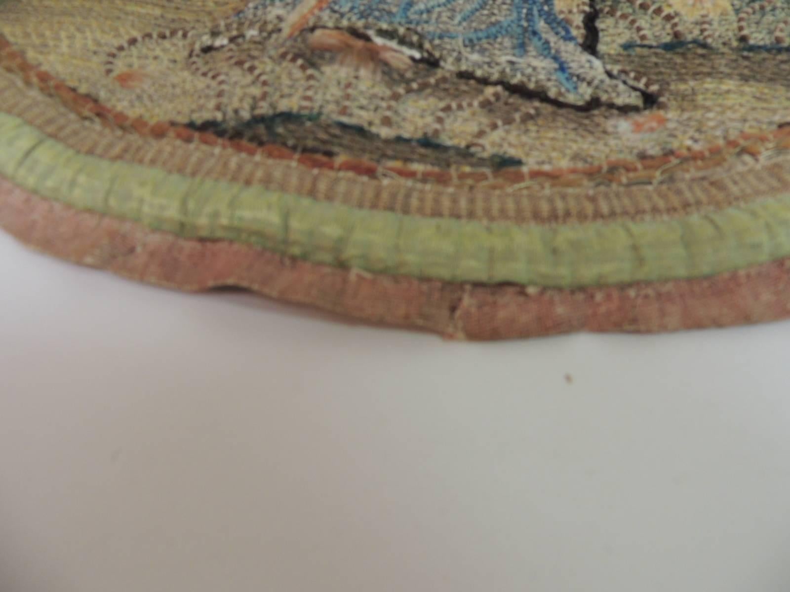 CLOSE OUT SALE: 18th Century Tapestry Fragment of an English Cope A.T.G. Textile In Good Condition In Oakland Park, FL