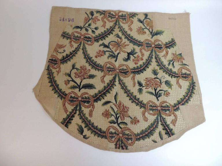19th Century Needlework Chair Seat and Back Covers For Sale at 1stdibs
