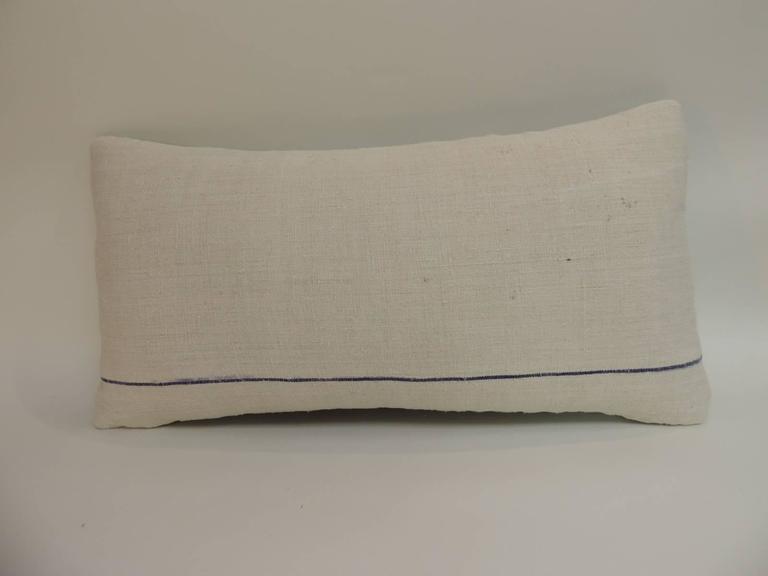 Vintage Southwestern Style Woven Bolster Decorative Pillow For Sale at 1stdibs