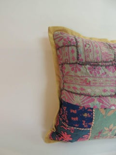 Vintage Indian Patchwork Colorful Decorative Floor Pillow